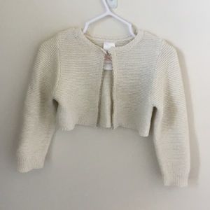 Adorable Cream Open Cardigan Sweater